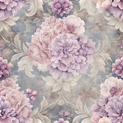 Hydrangeas Peonies Pattern 10 Quilting Cotton Fabric