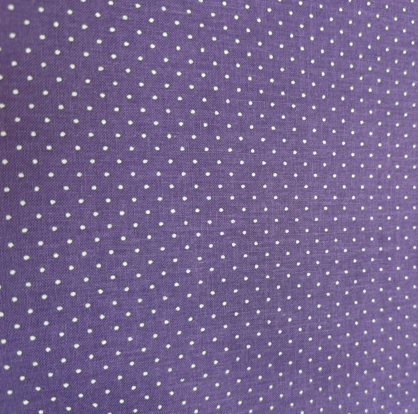 Purple White Dot Quilting Cotton Fabric