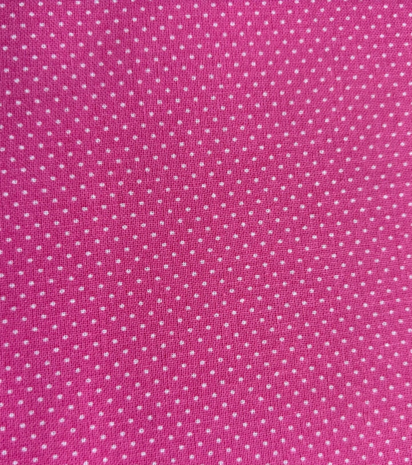 Small Dots on Rose Pink Quilting Cotton Fabric