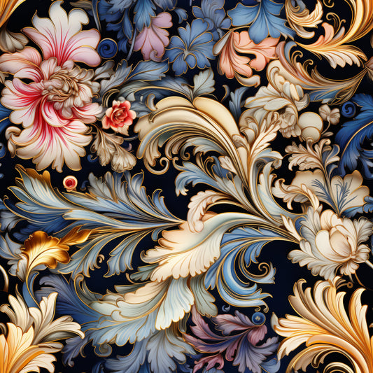 Imperial Florals Pattern 3 Quilting Cotton Fabric