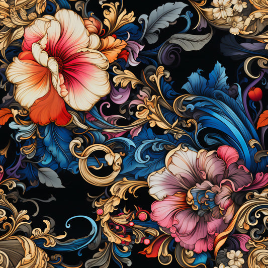 Imperial Florals Pattern 5 Quilting Cotton Fabric