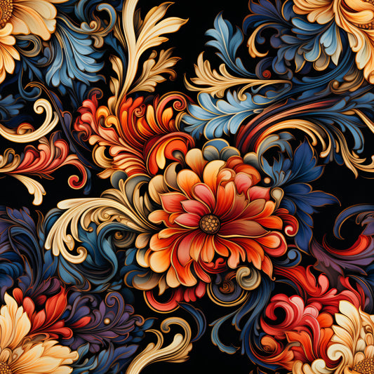 Imperial Florals Pattern 7 Quilting Cotton Fabric