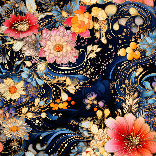 Imperial Florals Pattern 8 Quilting Cotton Fabric