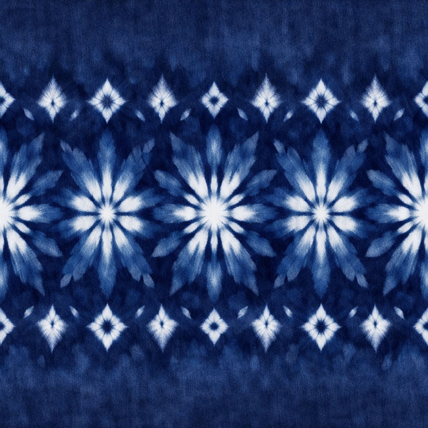 Indigo Shibori Tie Dye Pattern 12 Quilting Cotton Fabric