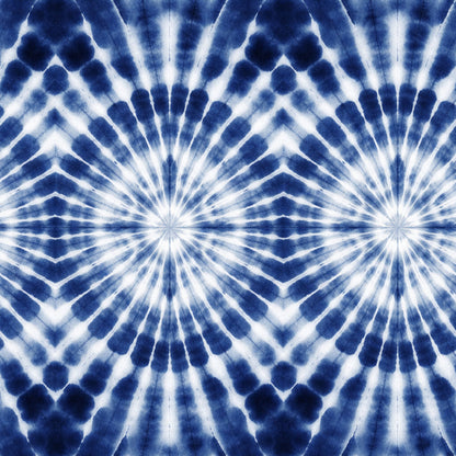 Indigo Shibori Tie Dye Pattern 14 Quilting Cotton Fabric