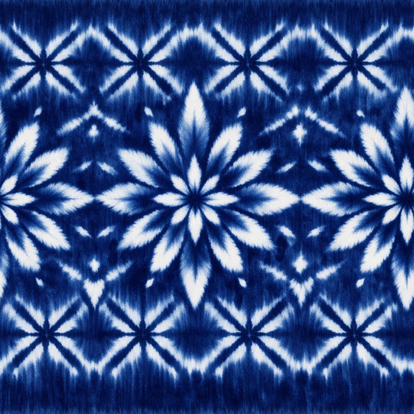 Indigo Shibori Tie Dye Pattern 15 Quilting Cotton Fabric