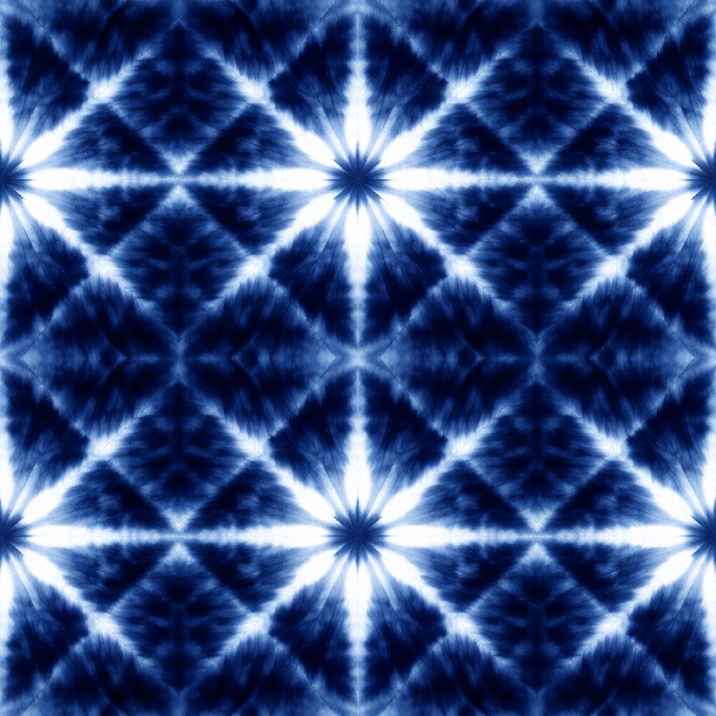 Indigo Shibori Tie Dye Pattern 20 Quilting Cotton Fabric