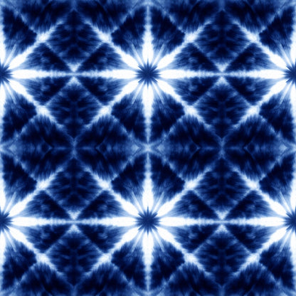 Indigo Shibori Tie Dye Pattern 20 Quilting Cotton Fabric