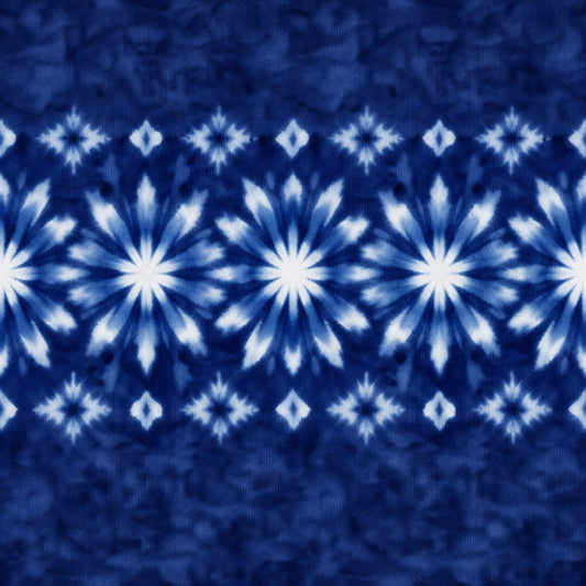 Indigo Shibori Tie Dye Pattern 21 Quilting Cotton Fabric