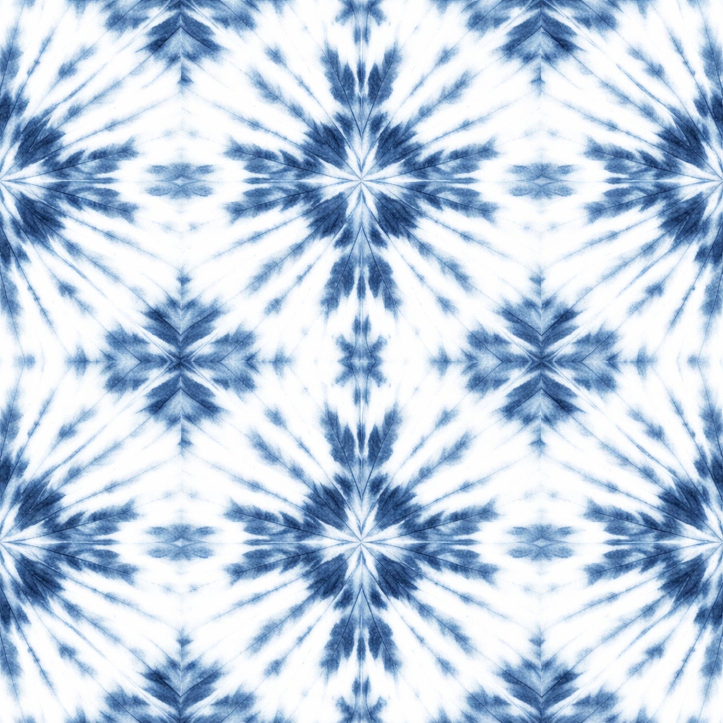 Indigo Shibori Tie Dye Pattern 23 Quilting Cotton Fabric