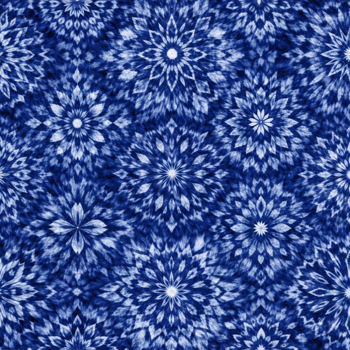 Indigo Shibori Tie Dye Pattern 28 Quilting Cotton Fabric