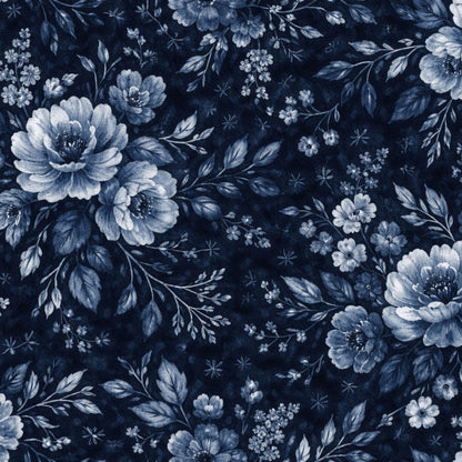 Indigo Shibori Tie Dye Pattern 29 Quilting Cotton Fabric
