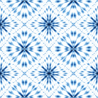 Indigo Shibori Tie Dye Pattern 3 Quilting Cotton Fabric