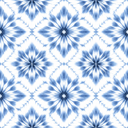 Indigo Shibori Tie Dye Pattern 4 Quilting Cotton Fabric
