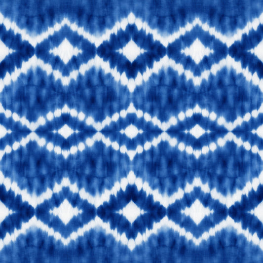Indigo Shibori Tie Dye Pattern 6 Quilting Cotton Fabric