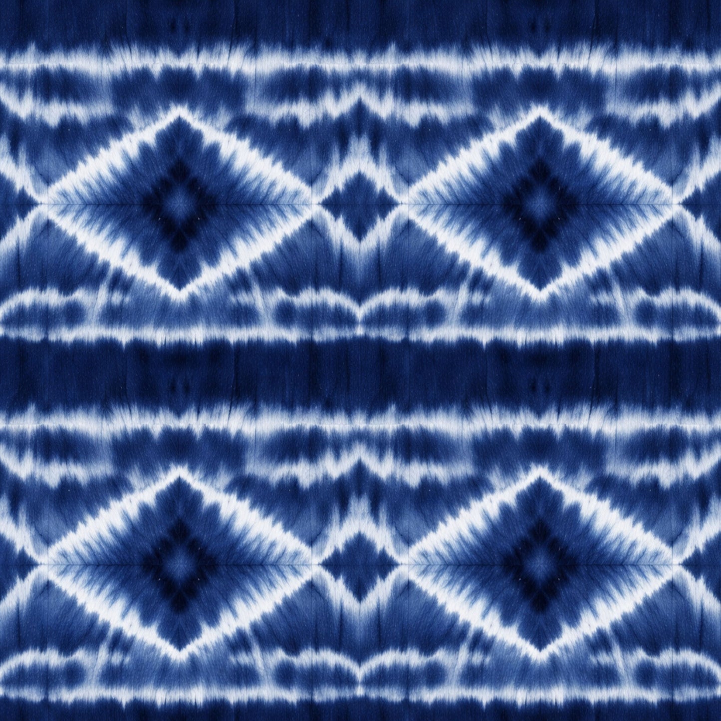 Indigo Shibori Tie Dye Pattern 7 Quilting Cotton Fabric
