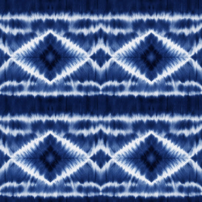 Indigo Shibori Tie Dye Pattern 7 Quilting Cotton Fabric