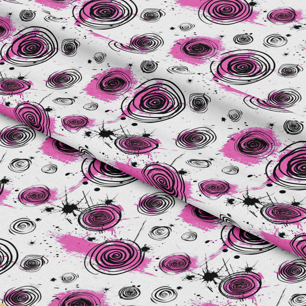 Inky Petals Pattern 2 Quilting Cotton Fabric