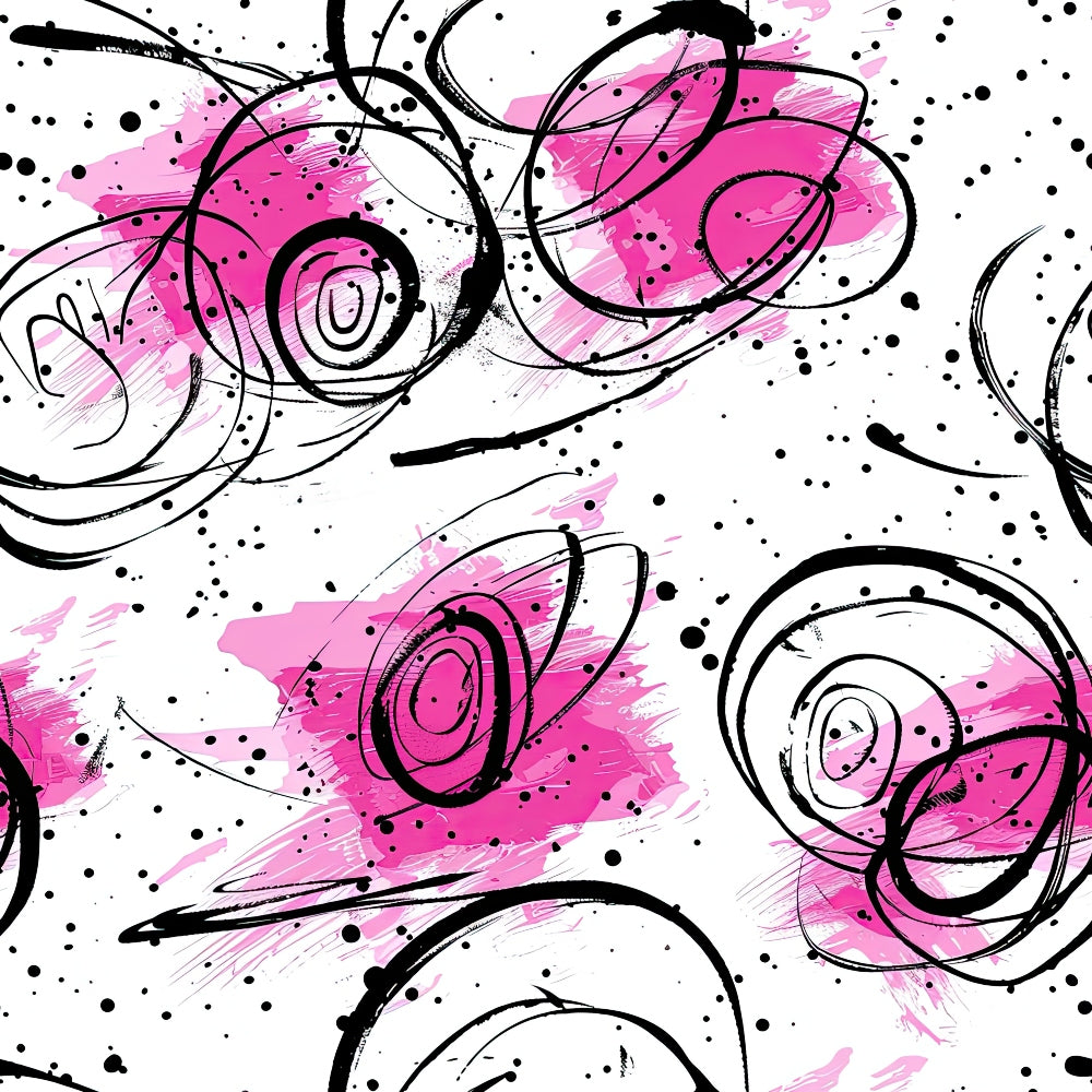 Inky Pattern Inky Petals Pattern 3 Quilting Cotton Fabric – FabricMegaStore.com