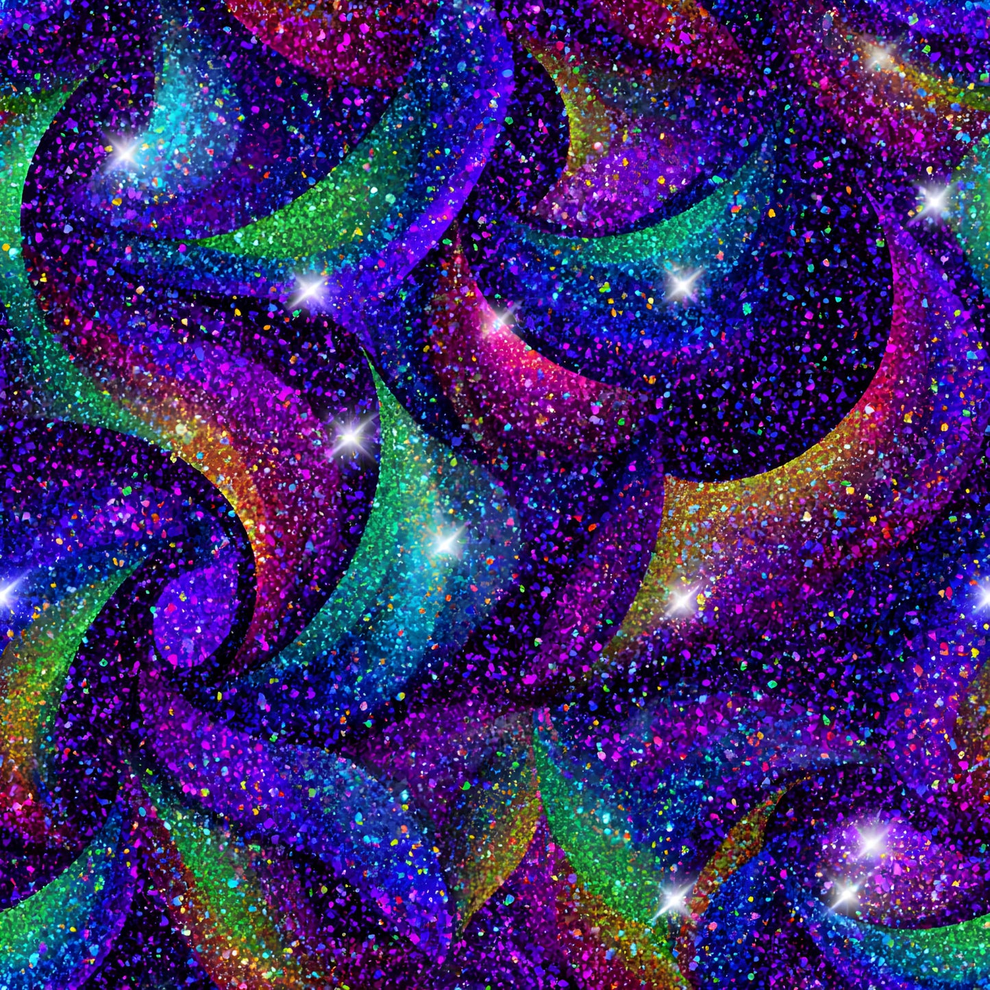 Iridescent Foil Pattern 13 Quilting Cotton Fabric