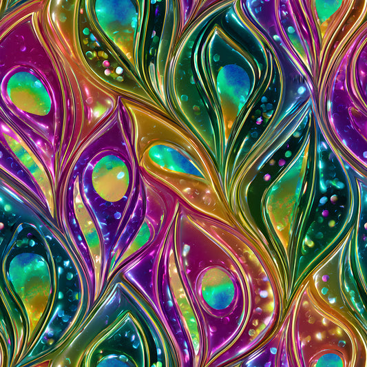 Iridescent Foil Pattern 14 Quilting Cotton Fabric