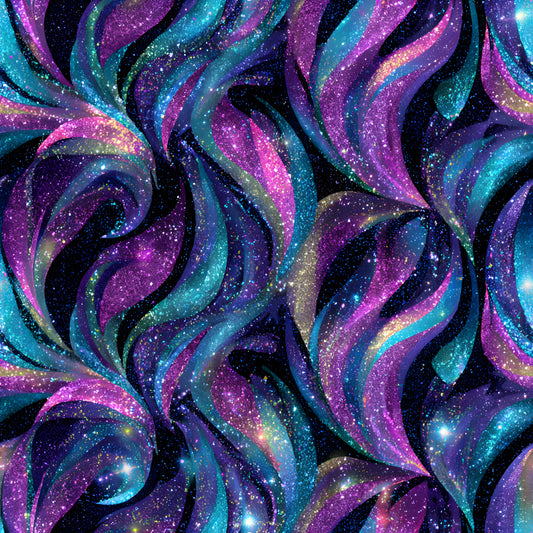 Iridescent Foil Pattern 15 Quilting Cotton Fabric