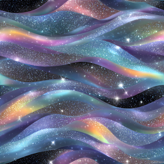 Iridescent Foil Pattern 19 Quilting Cotton Fabric