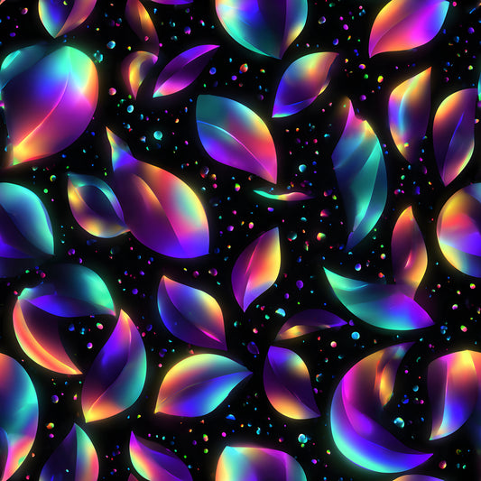 Iridescent Foil Pattern 21 Quilting Cotton Fabric