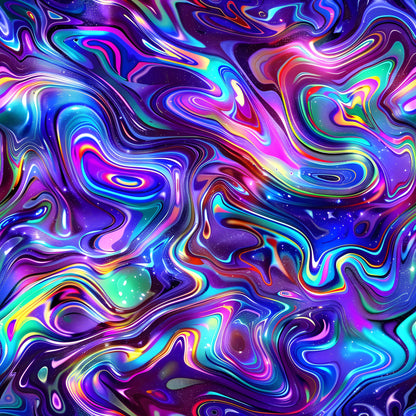 Iridescent Foil Pattern 24 Quilting Cotton Fabric
