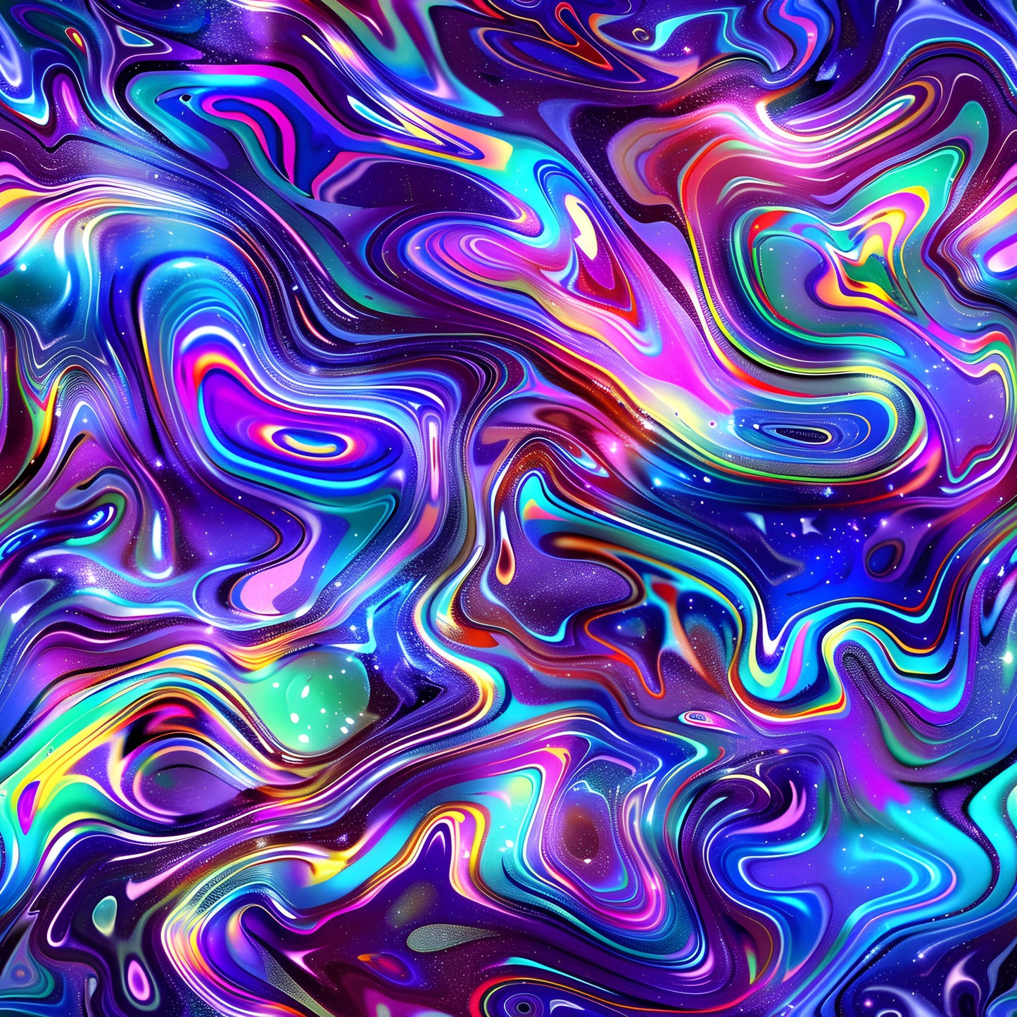 Iridescent Foil Pattern 24 Quilting Cotton Fabric