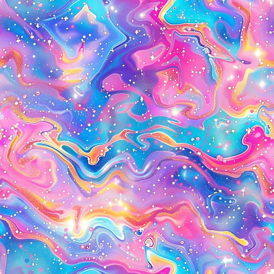 Iridescent Foil Pattern 25 Quilting Cotton Fabric
