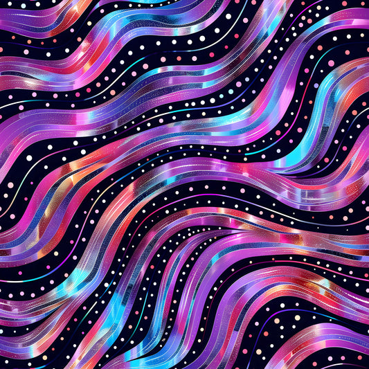 Iridescent Foil Pattern 26 Quilting Cotton Fabric