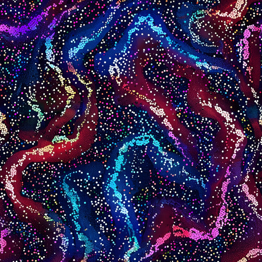 Iridescent Foil Pattern 3 Quilting Cotton Fabric