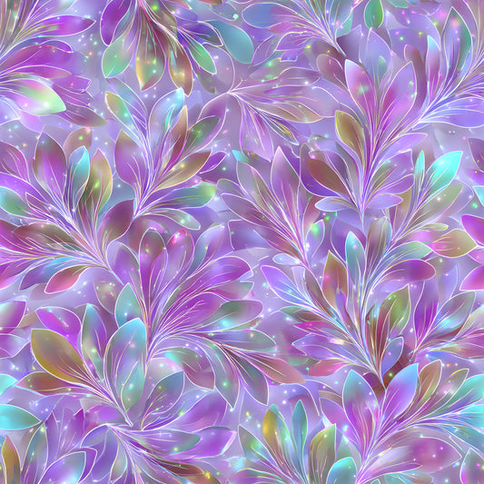 Iridescent Foil Pattern 6 Quilting Cotton Fabric