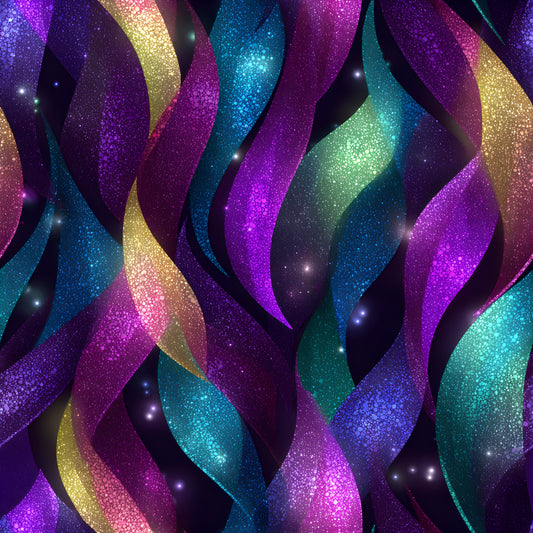 Iridescent Foil Pattern 9 Quilting Cotton Fabric