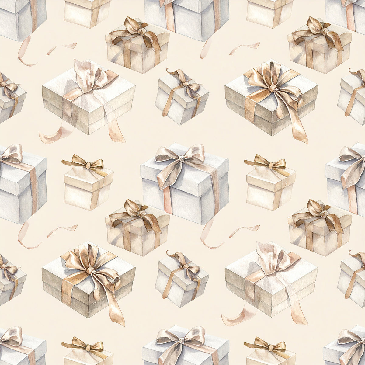 Ivory Winter Soft Heirloom Pattern 14 Quilting Cotton Fabric