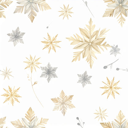 Ivory Winter Soft Heirloom Pattern 2 Quilting Cotton Fabric