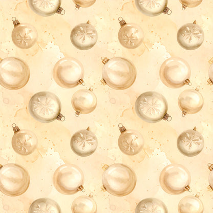 Ivory Winter Soft Heirloom Pattern 4 Quilting Cotton Fabric