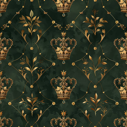 Jamesons Crowns Pattern 4 Quilting Cotton Fabric