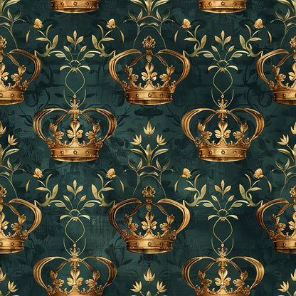 Jamesons Crowns Pattern 6 Quilting Cotton Fabric