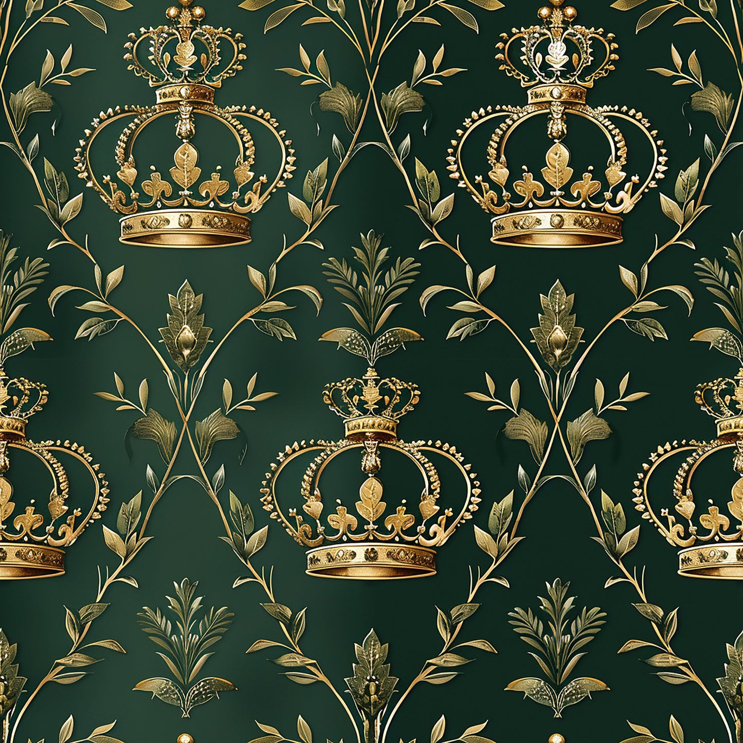 Jamesons Crowns Pattern 7 Quilting Cotton Fabric