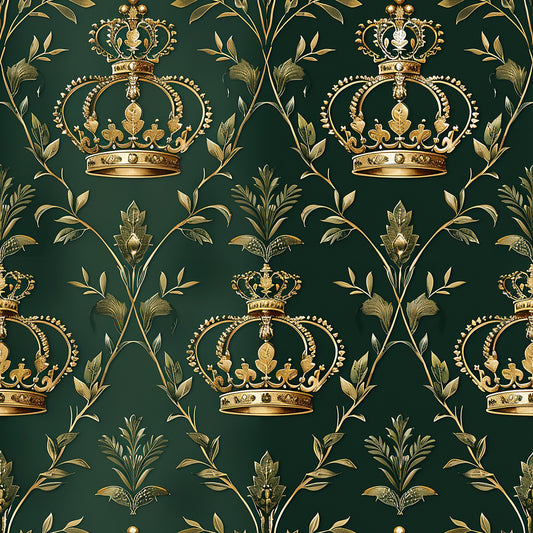 Jamesons Crowns Pattern 7 Quilting Cotton Fabric