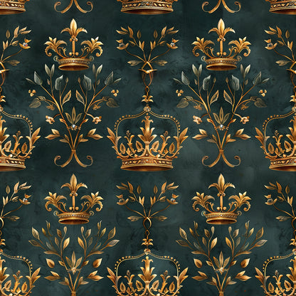 Jamesons Crowns Pattern 8 Quilting Cotton Fabric