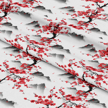 Japanese Cherry Blossoms 7 Quilting Cotton Fabric