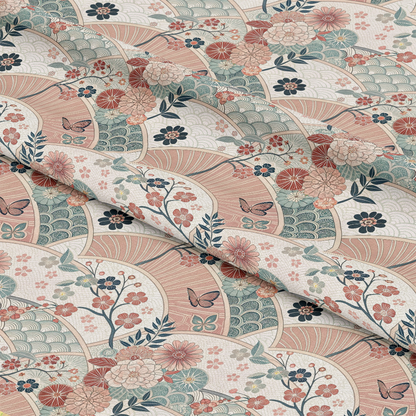 Japanese Kimono Pattern 3 Quilting Cotton Fabric