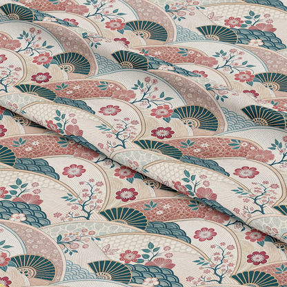 Japanese Kimono Pattern 9 Quilting Cotton Fabric