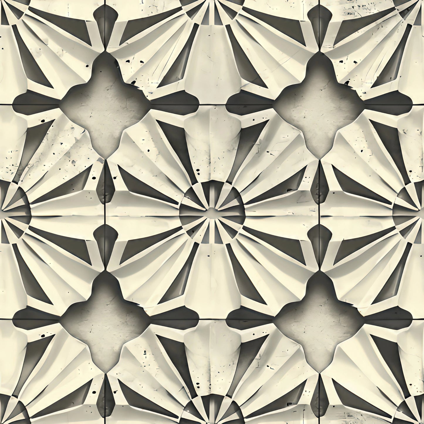 Japanese Zen Garden Pattern 7 Quilting Cotton Fabric