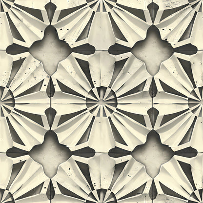 Japanese Zen Garden Pattern 7 Quilting Cotton Fabric