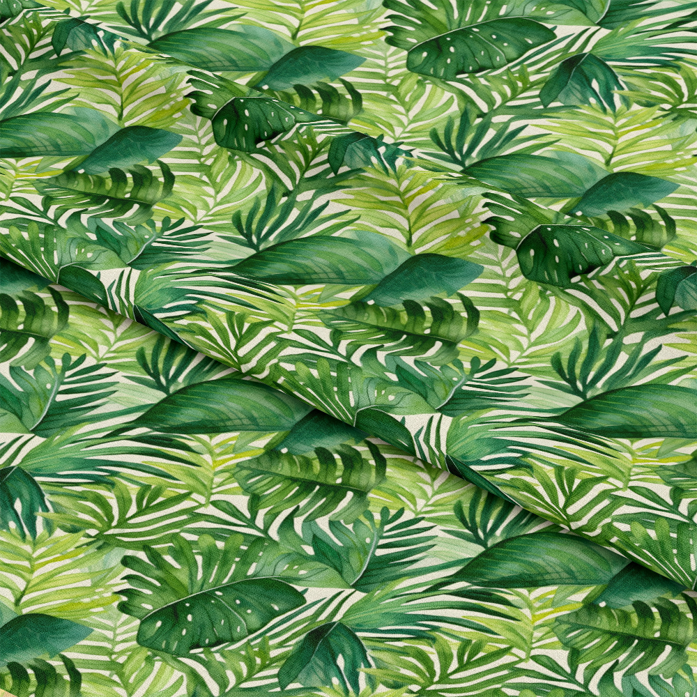 Jungle Leaves Pattern 1 Quilting Cotton Fabric