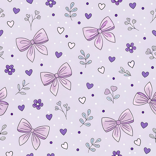 Lavender Cottage Floral Pattern 13 Quilting Cotton Fabric